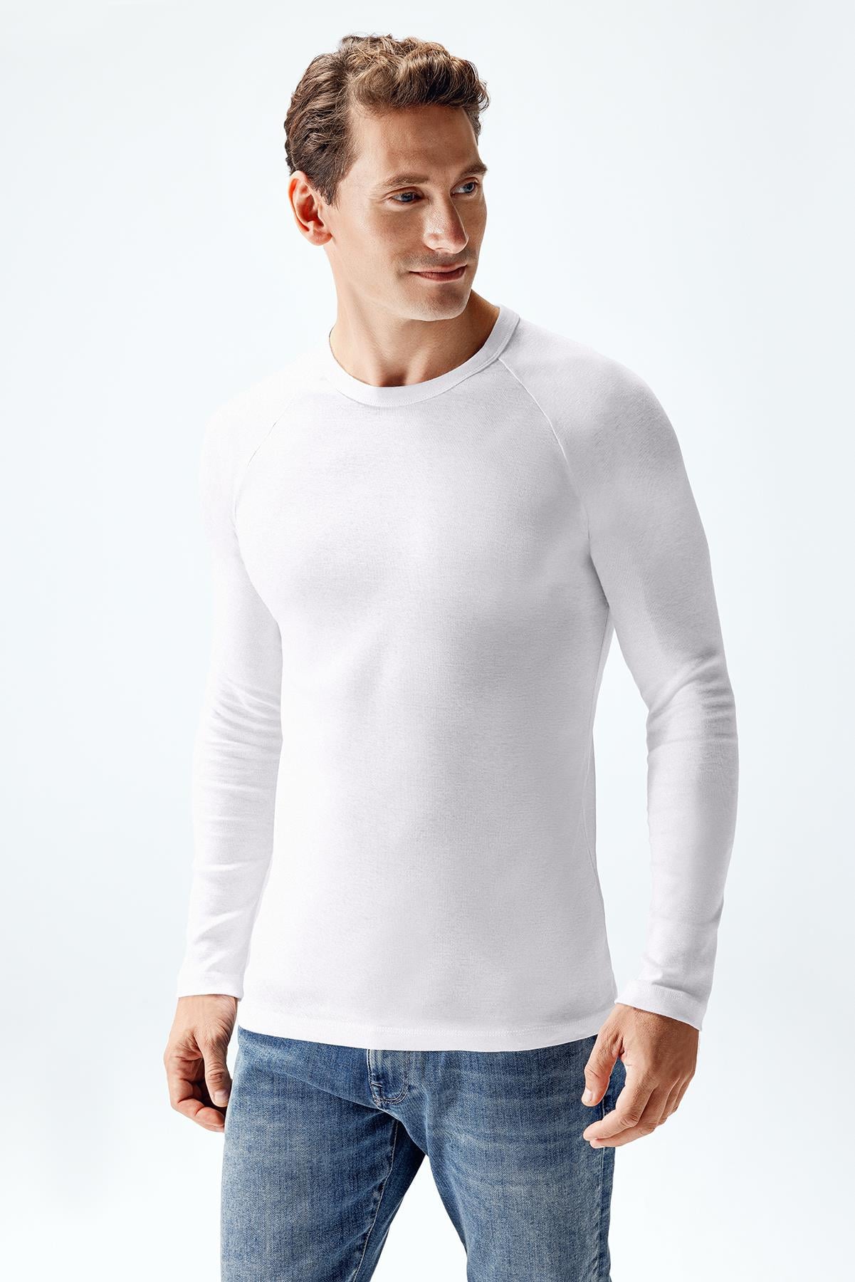 Erkek Reglan Uzun Kollu T-shirt