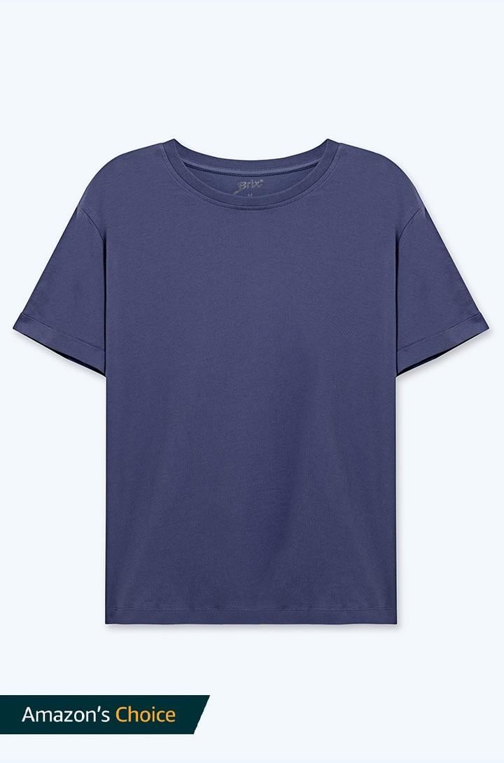 Kadın Kısa Kollu Rahat Kalıp T-Shirt