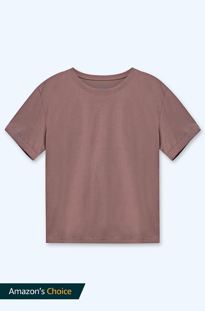 Kadın Kısa Kollu Rahat Kalıp T-Shirt