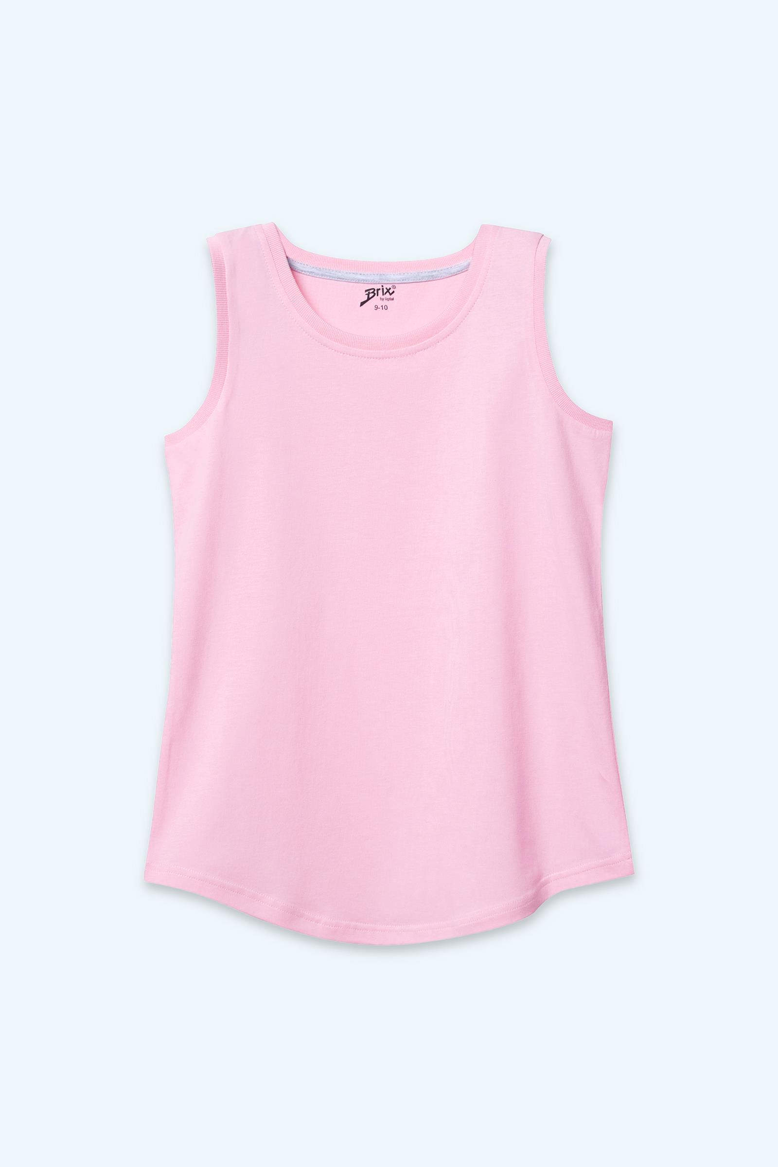 Kız Çocuk Kolsuz T-Shirt