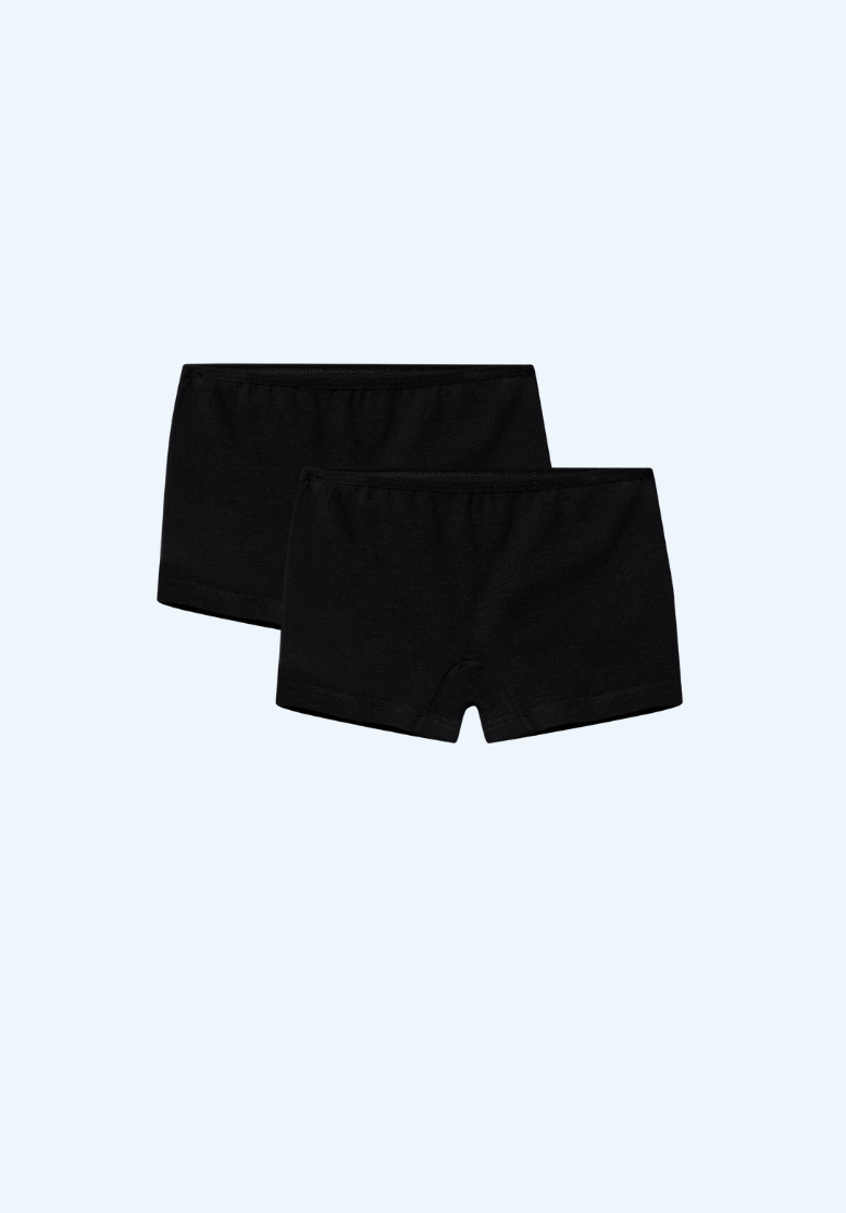 Brix 6920 Kız Çocuk 2'Li Beyaz Renk Boxer
