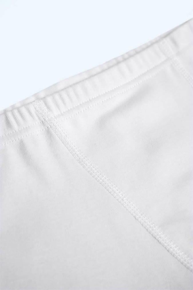 Brix 8579 Erkek Çocuk 2'Li Beyaz Renk %100 Pamuk Boxer