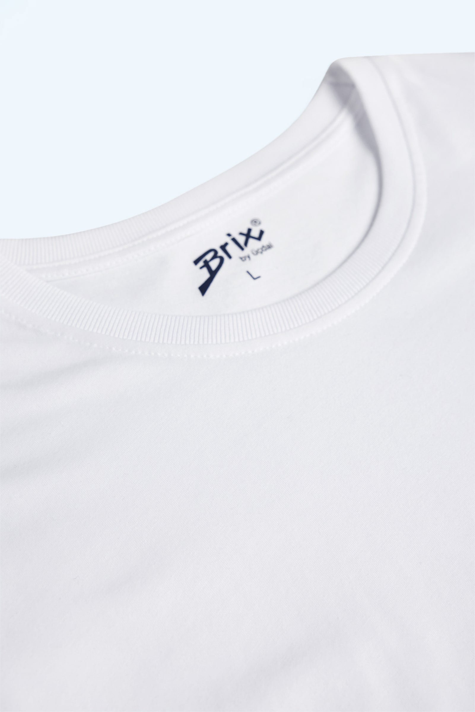 Brix Erkek Basic %100 Pamuk T-Shirt 0531  Beyaz Renk
