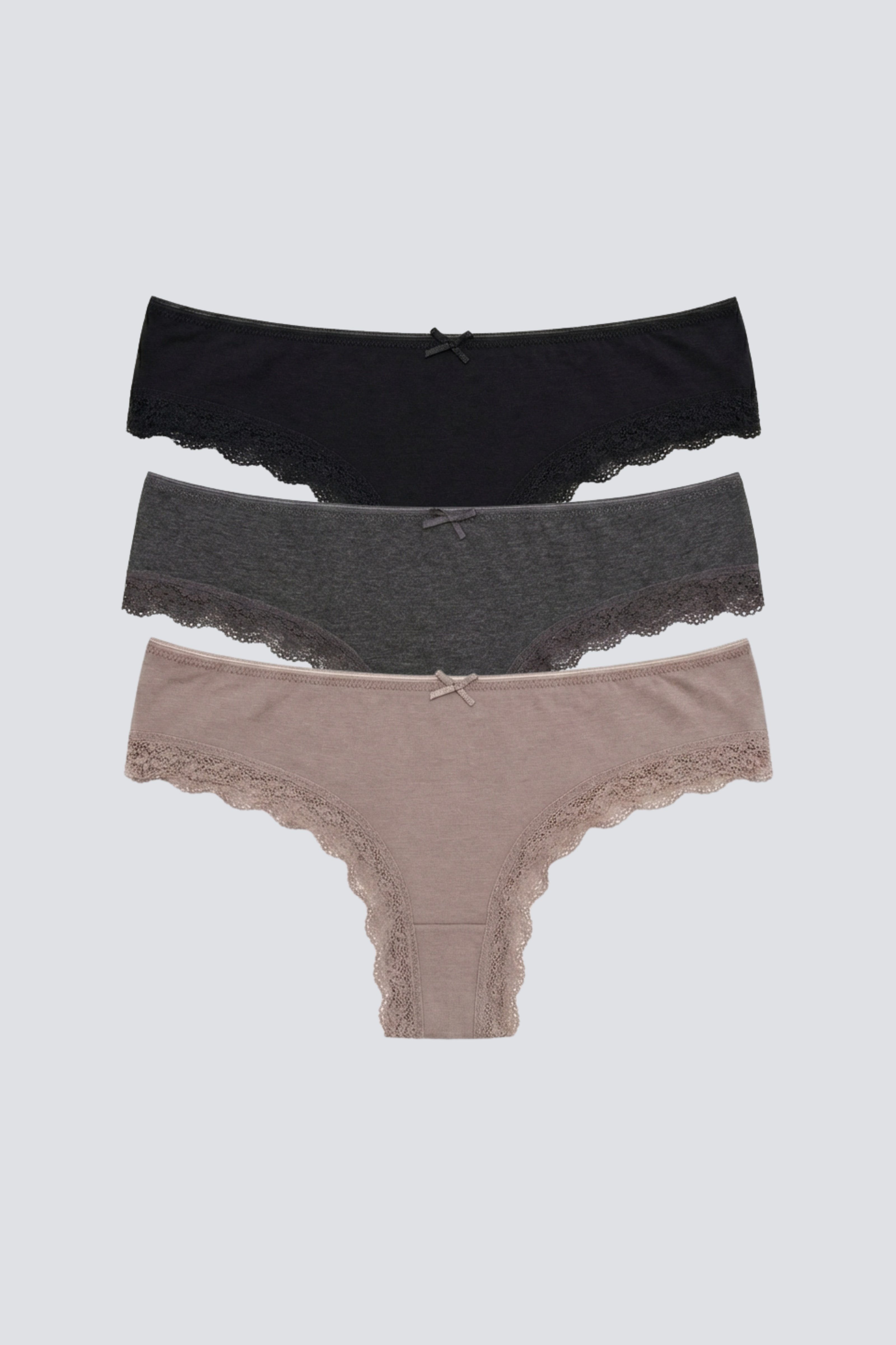 Brix Kadın Üçlü Paket Brazilian Külot 4376