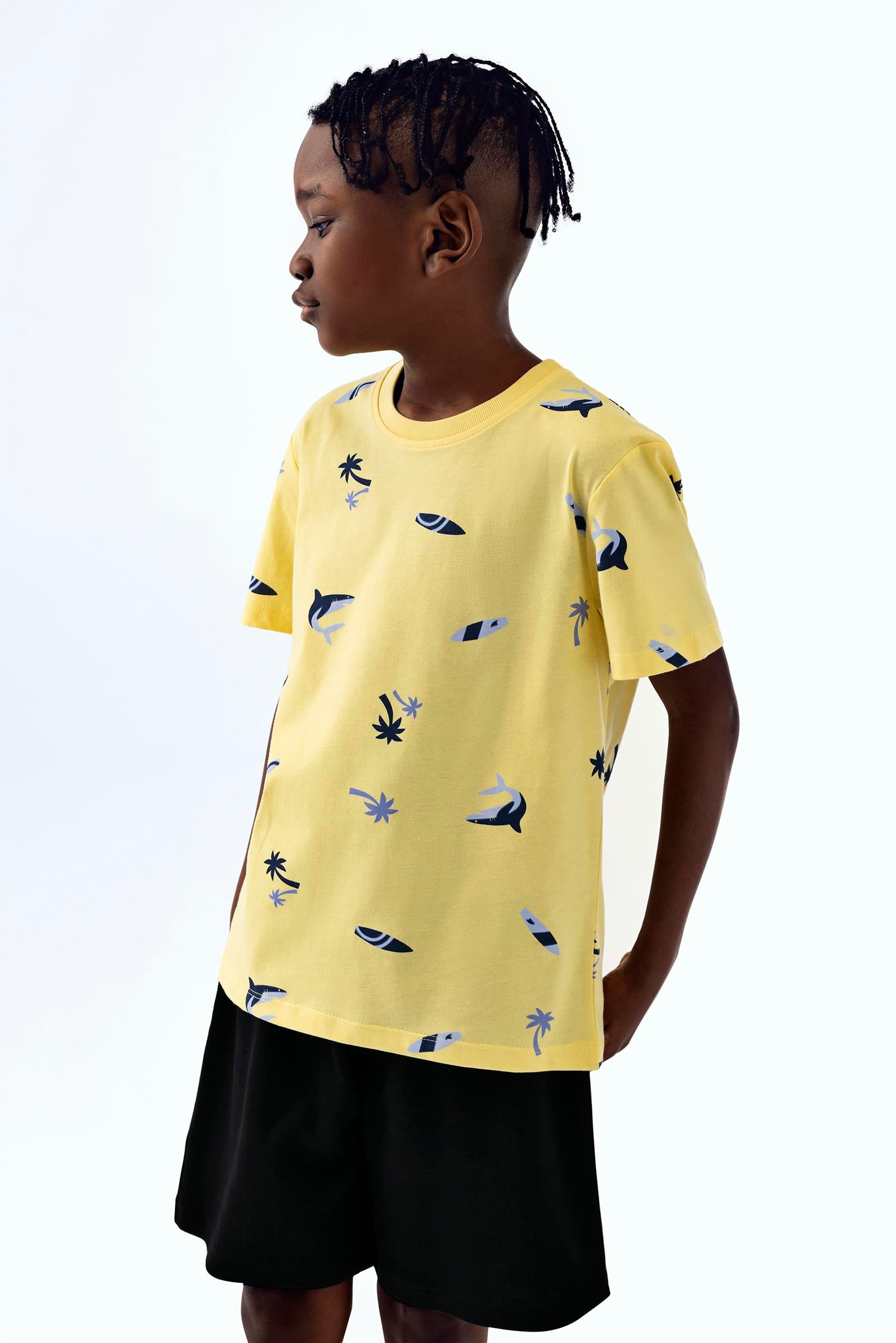 Erkek Çocuk Desenli T-Shirt