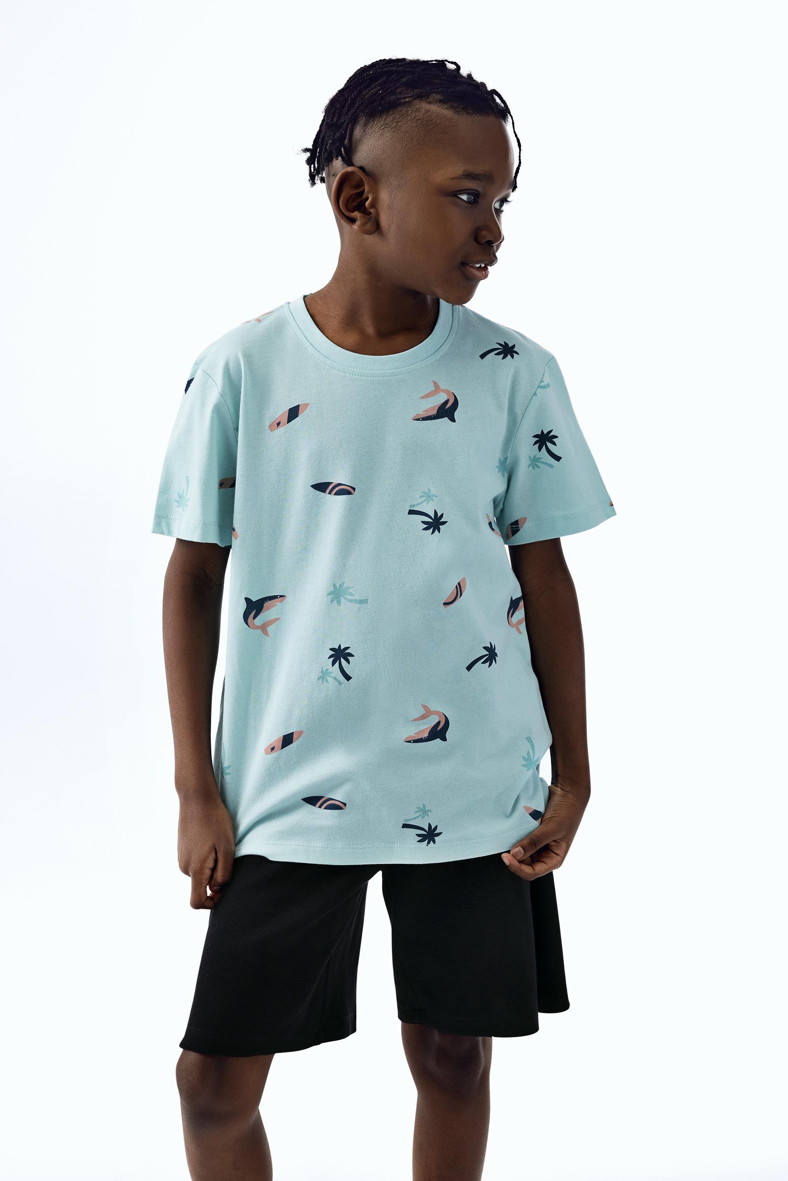 Erkek Çocuk Desenli T-Shirt