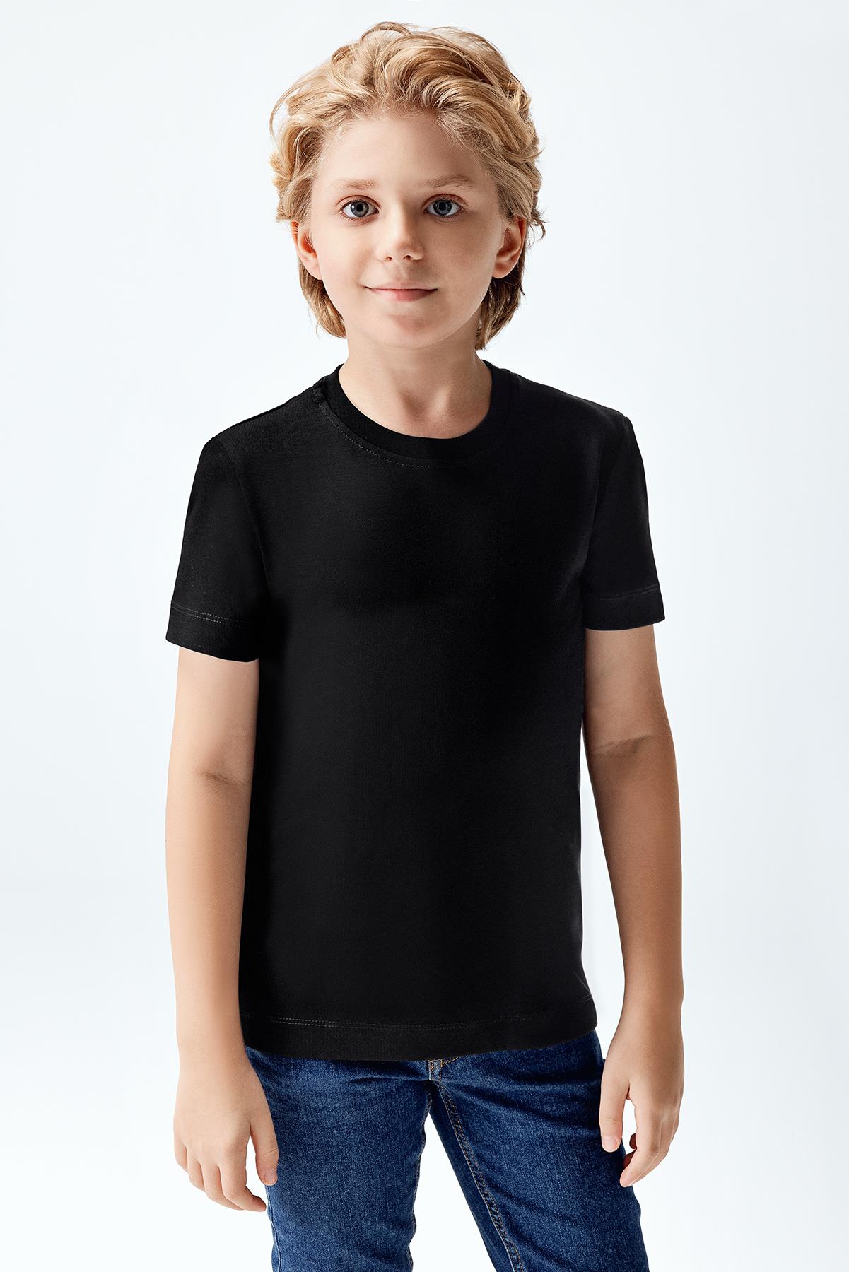 Erkek Çocuk İnterlok Kısa Kollu T-shirt