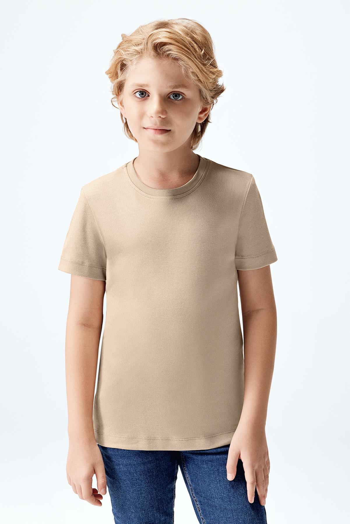 Erkek Çocuk İnterlok Kısa Kollu T-shirt