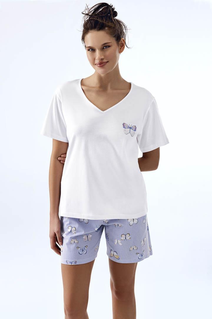 Kadın Kısa Kollu Pijama Takımı