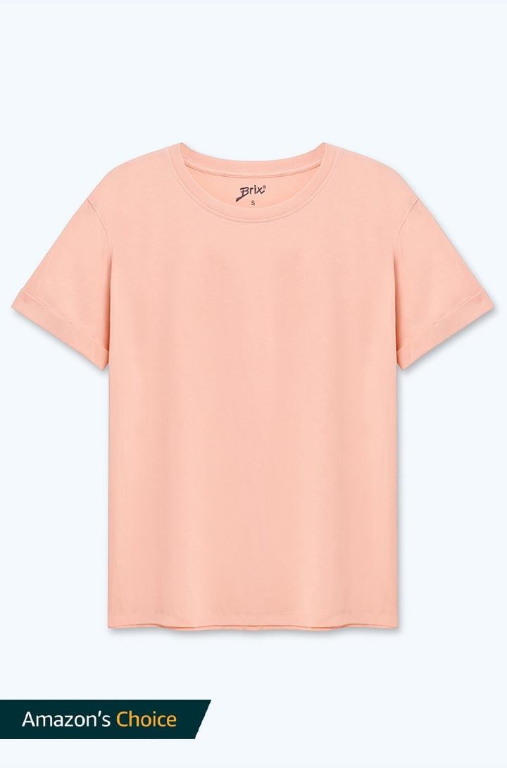 Kadın Kısa Kollu Rahat Kalıp T-Shirt