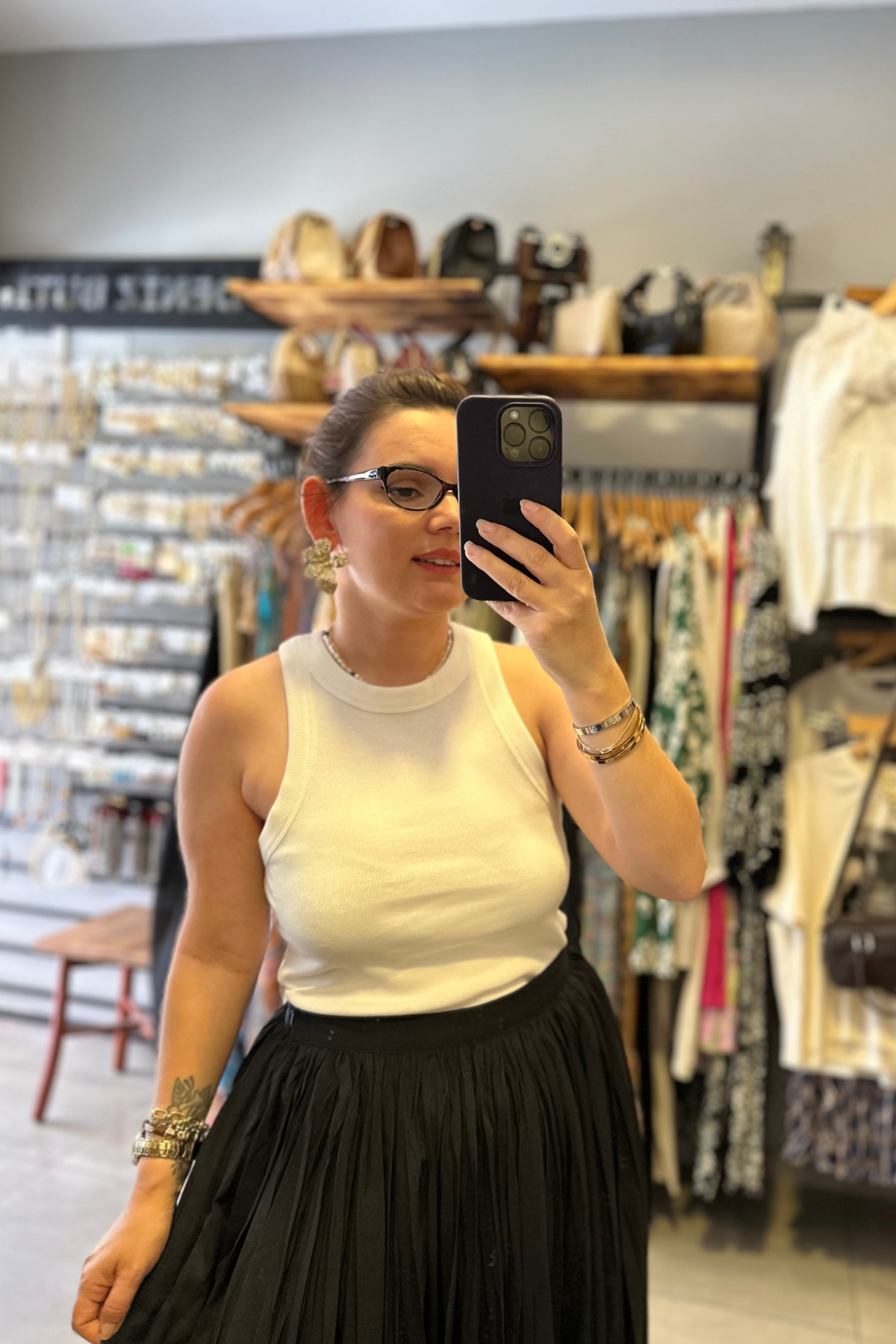 Halter Yaka Fitilli Atlet - Beyaz