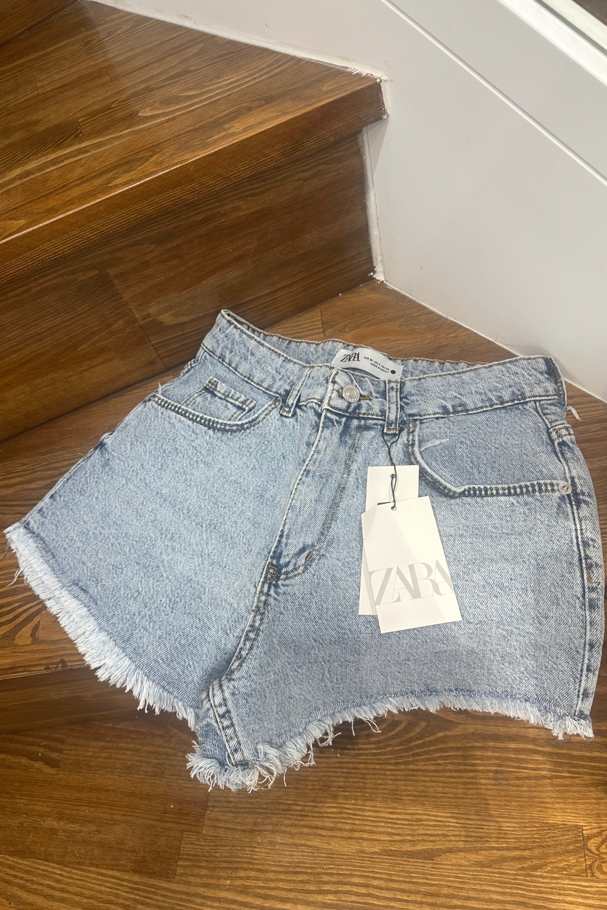 Kesik Paça Orj Marka Şort (açık mavi)