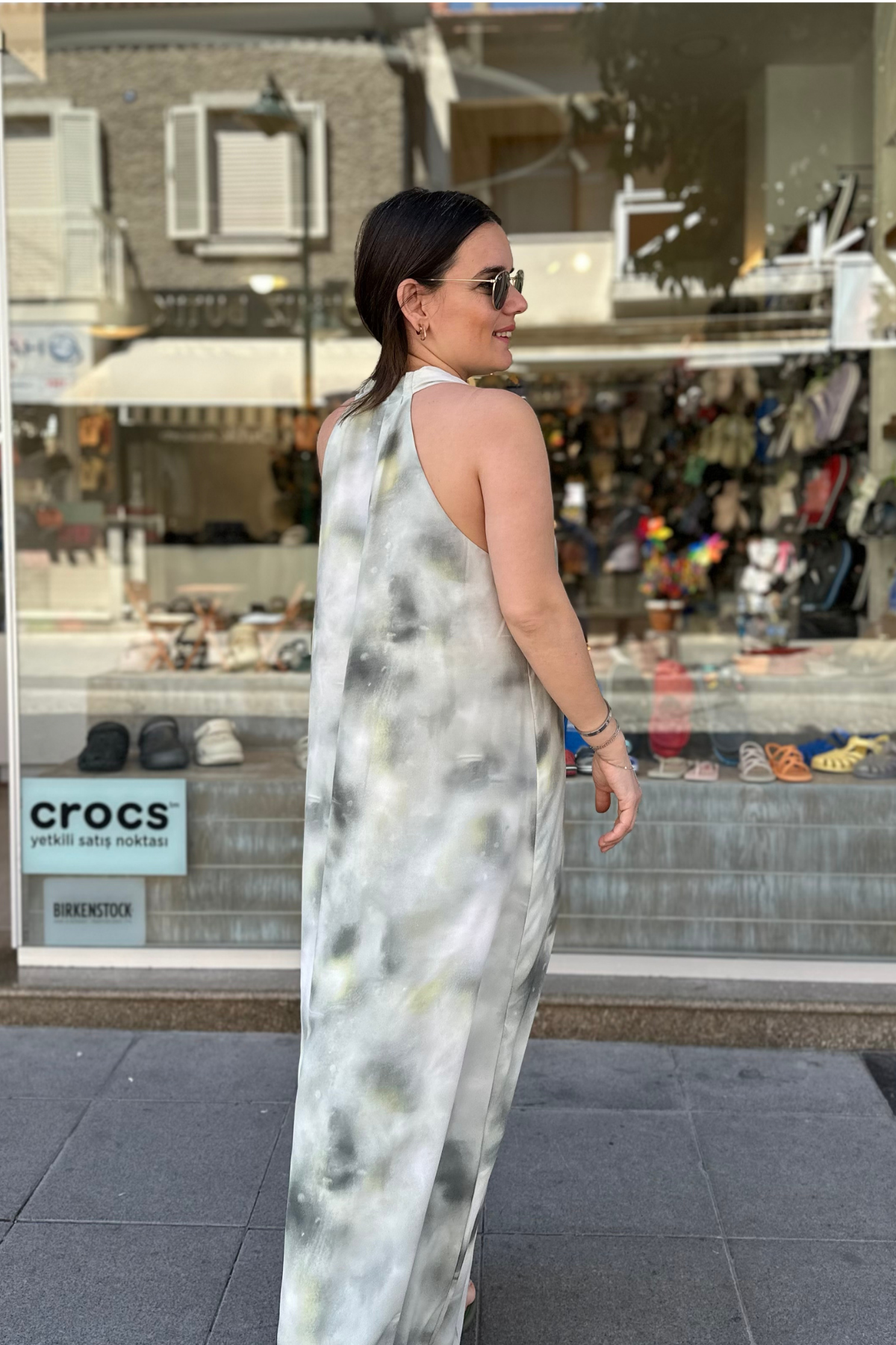 Maxi Batik Elbise Su Yeşili