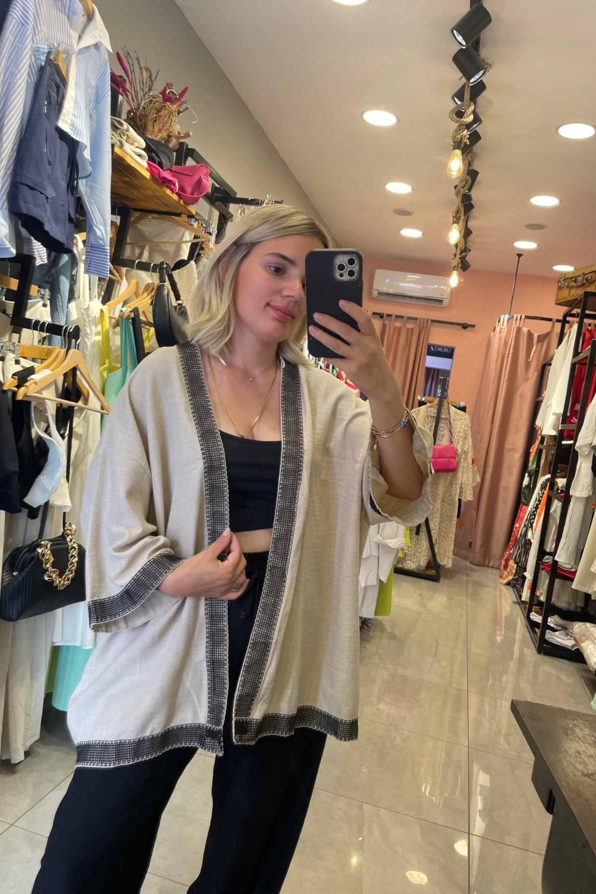 Şerit Detay Kimono