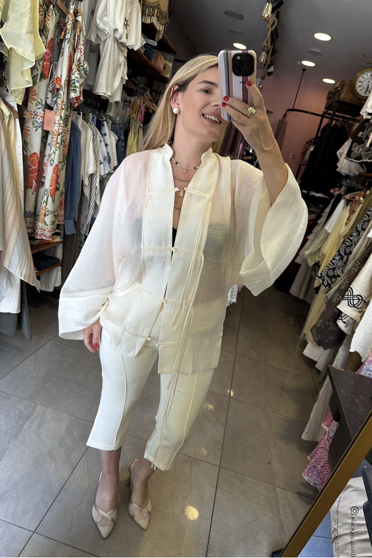 Bağcıklı Kimono 