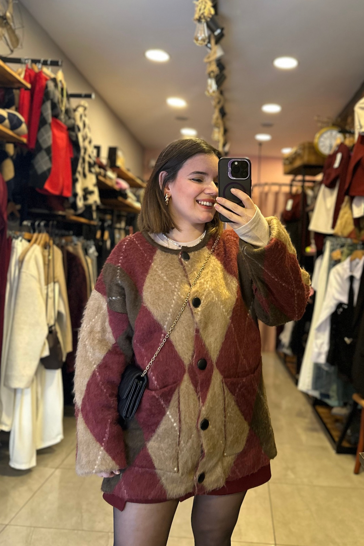 Baklava Desen hırka