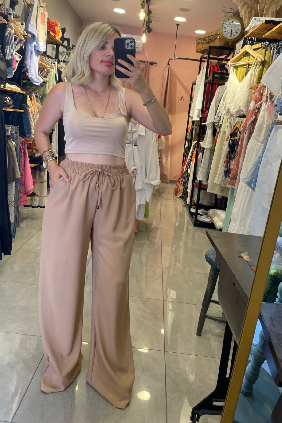 Camel Tensel Palazzo