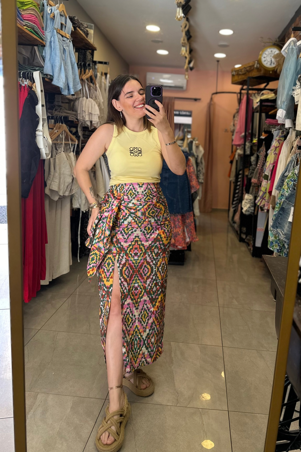 Desenli Anvelop  Etek