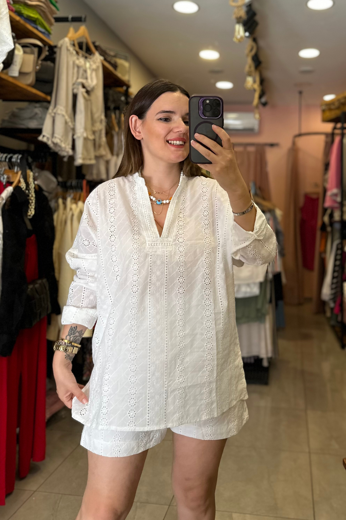 Fisto Şort Gömlek Takım