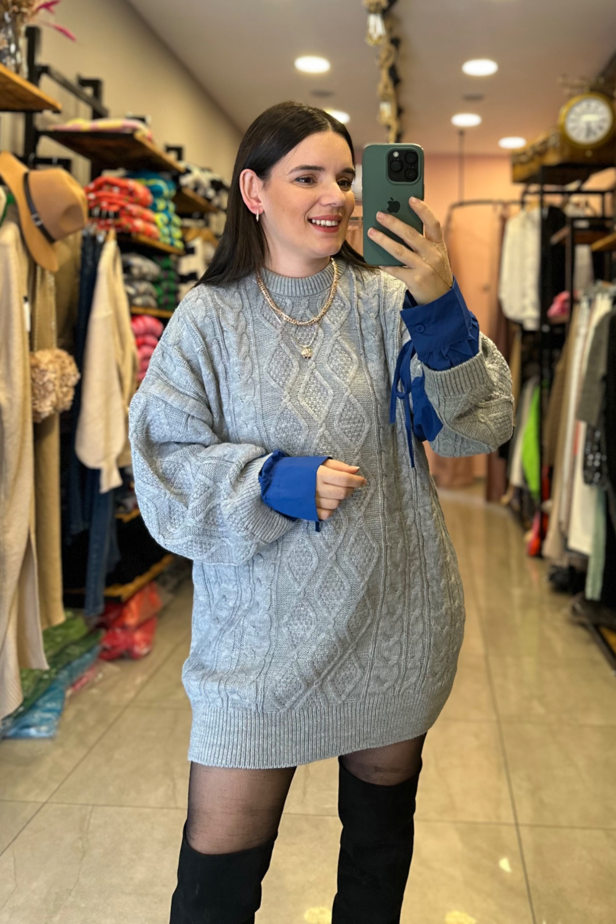 Gömlek kol detay premium  triko