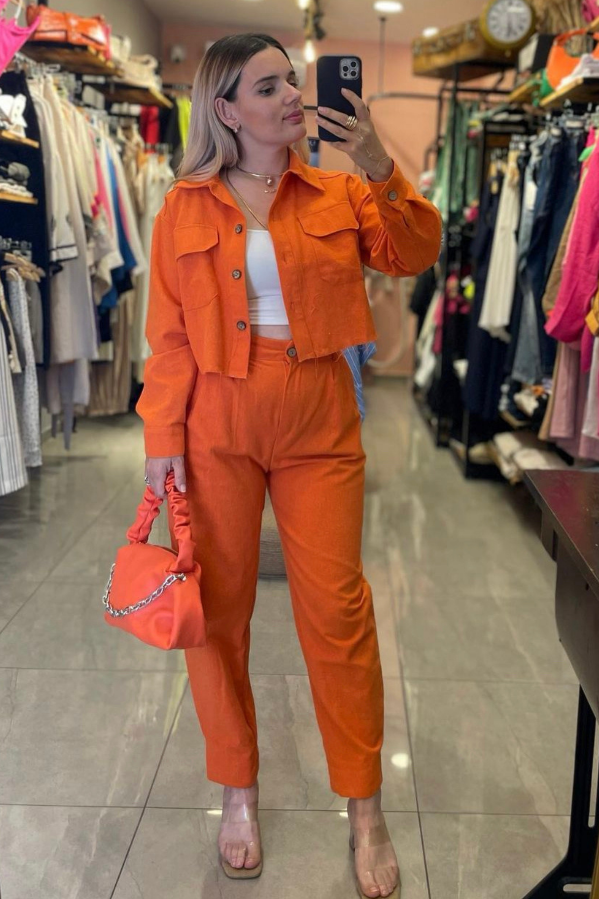 Ham Keten Takım -TURUNCU