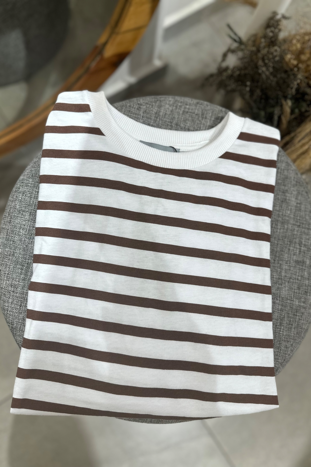 Kahverengi Çizgili Basic