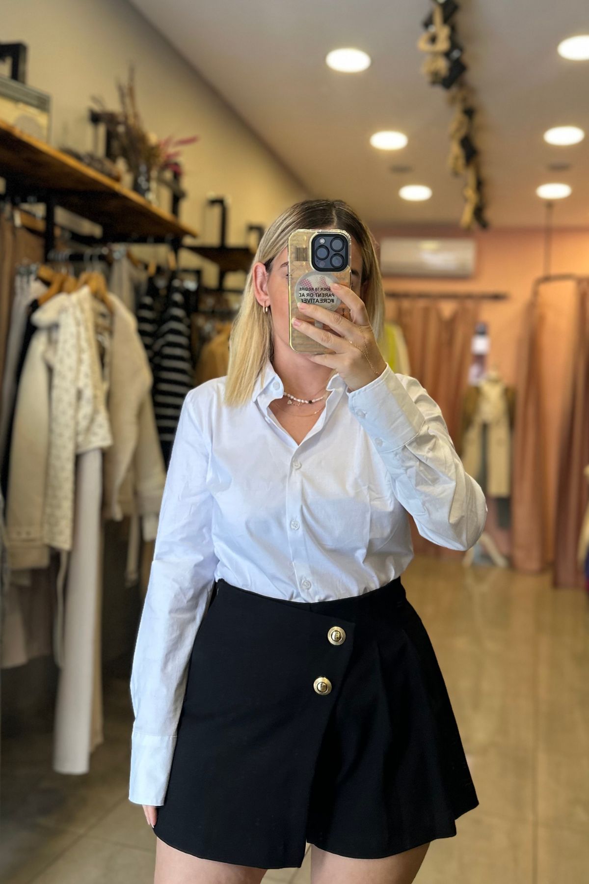 Karol Slim fit  Beyaz Gömlek