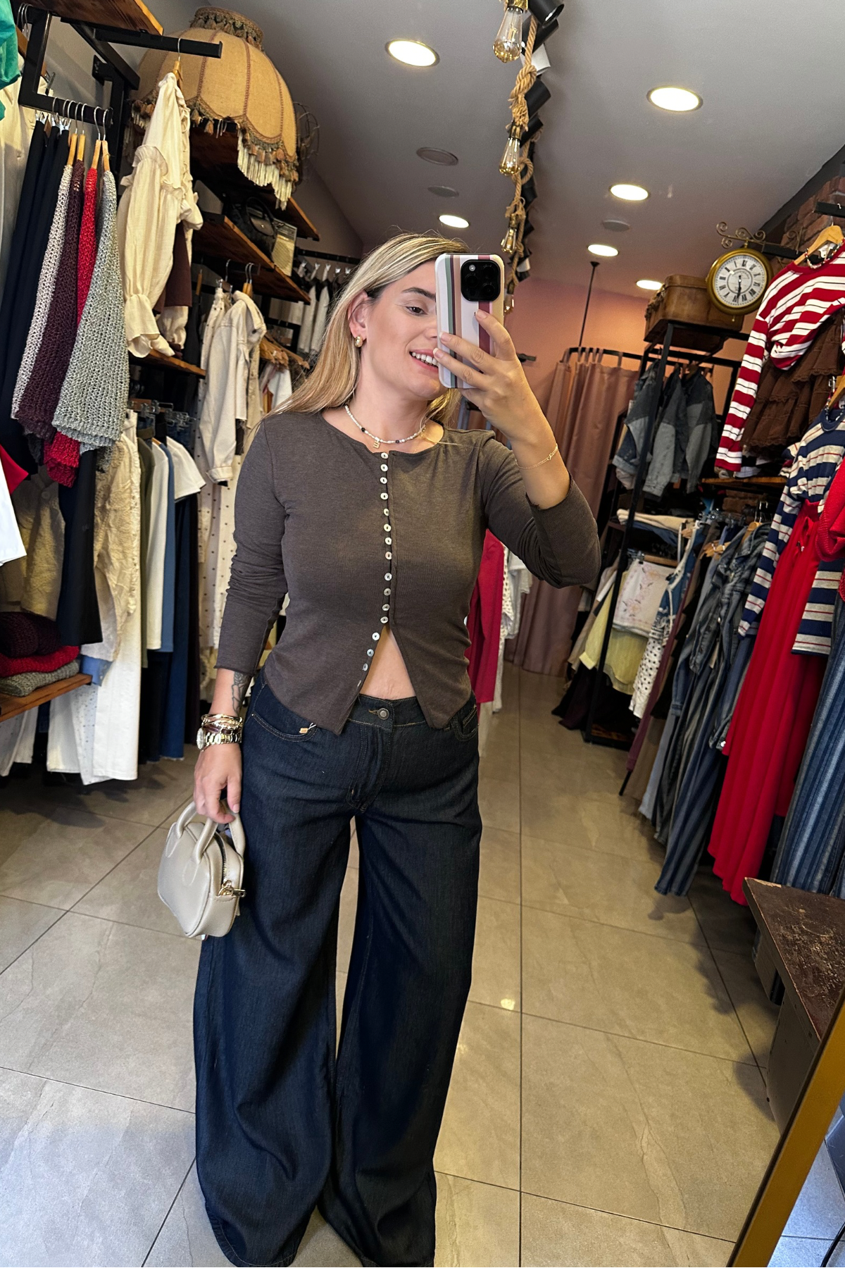 Lacivert Tensel Jean