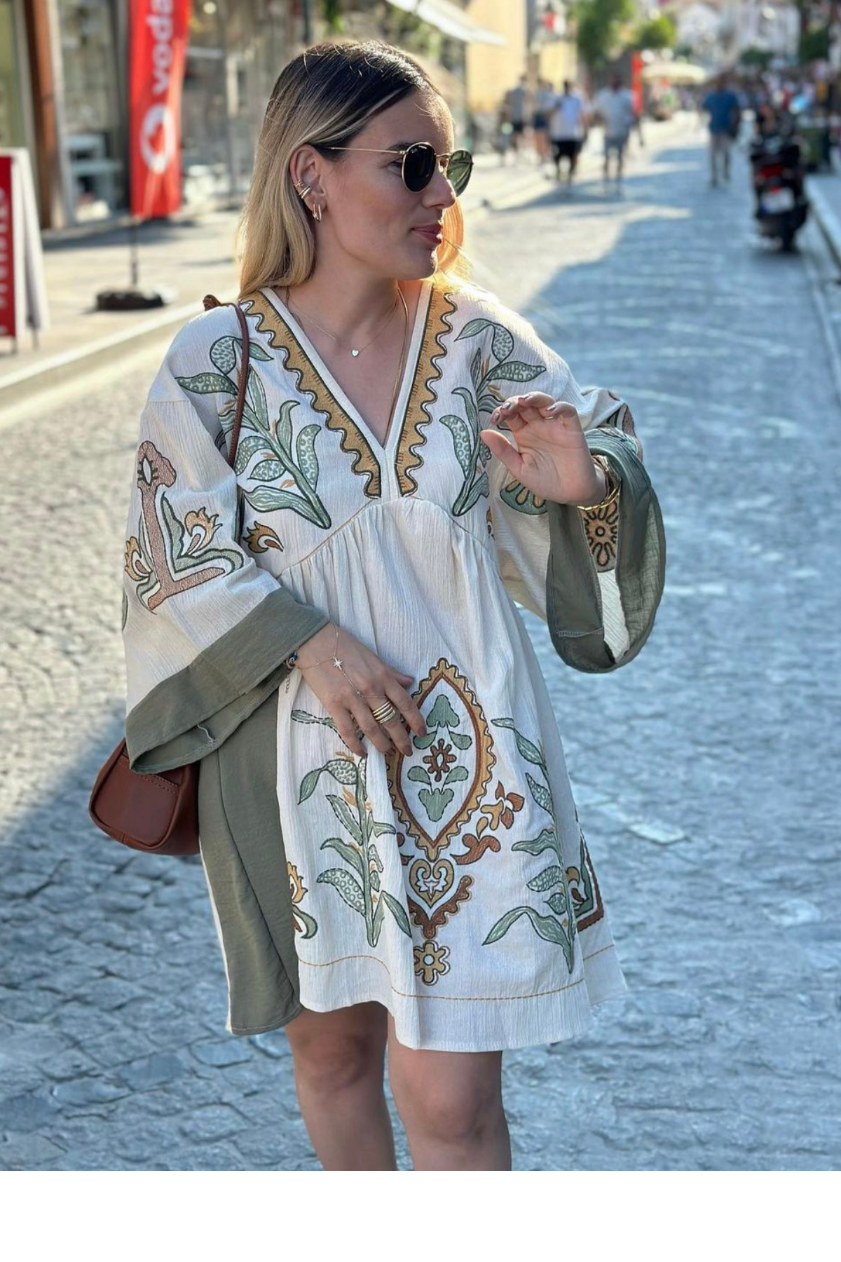 Marka muadili müslin Elbise