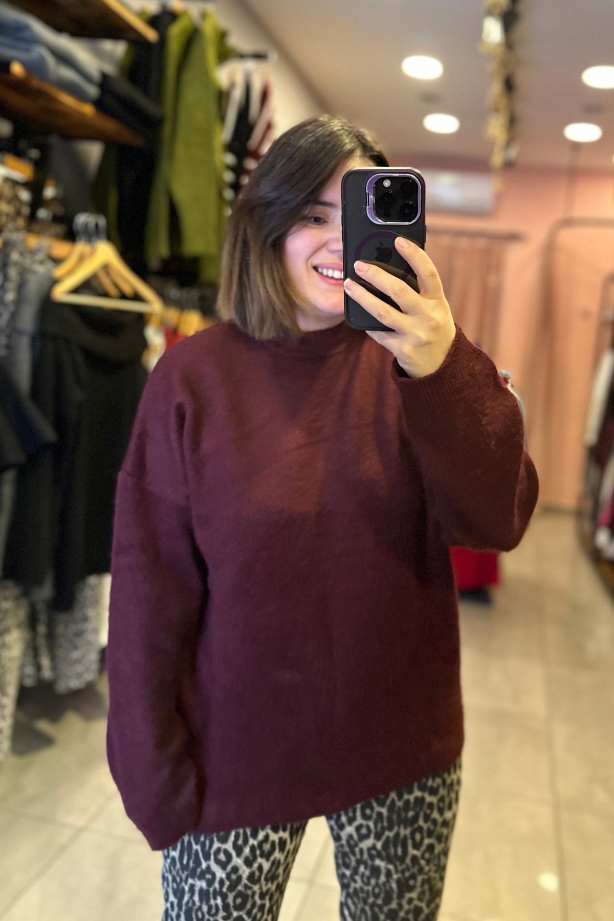 Massi Triko Bordo Kazak