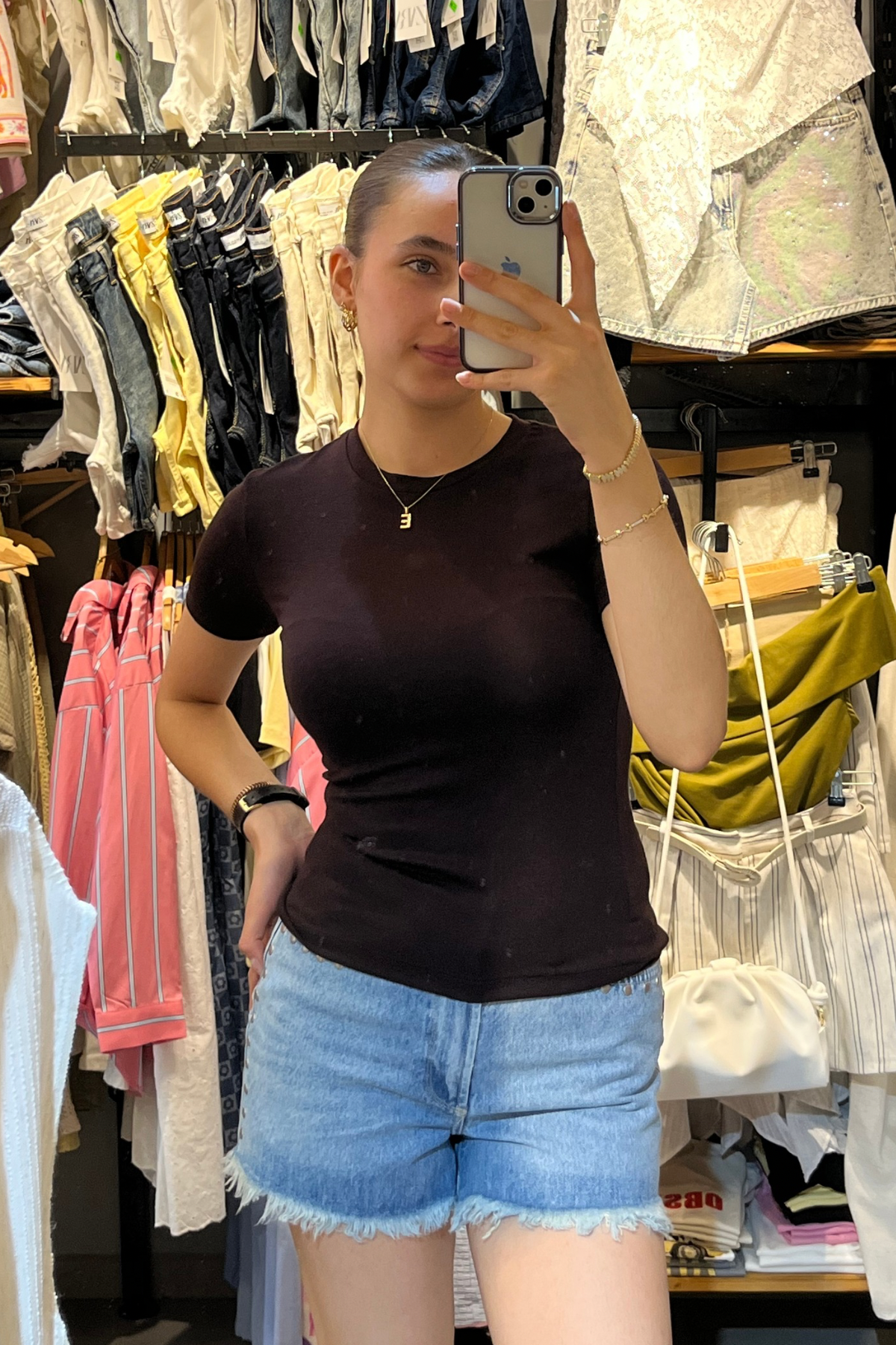 Oysho Tişört - Kahverengi