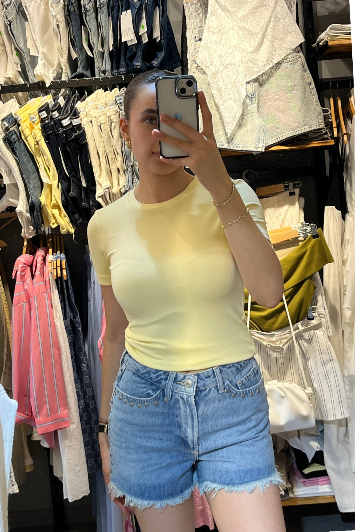 Oysho Tişört - Sarı