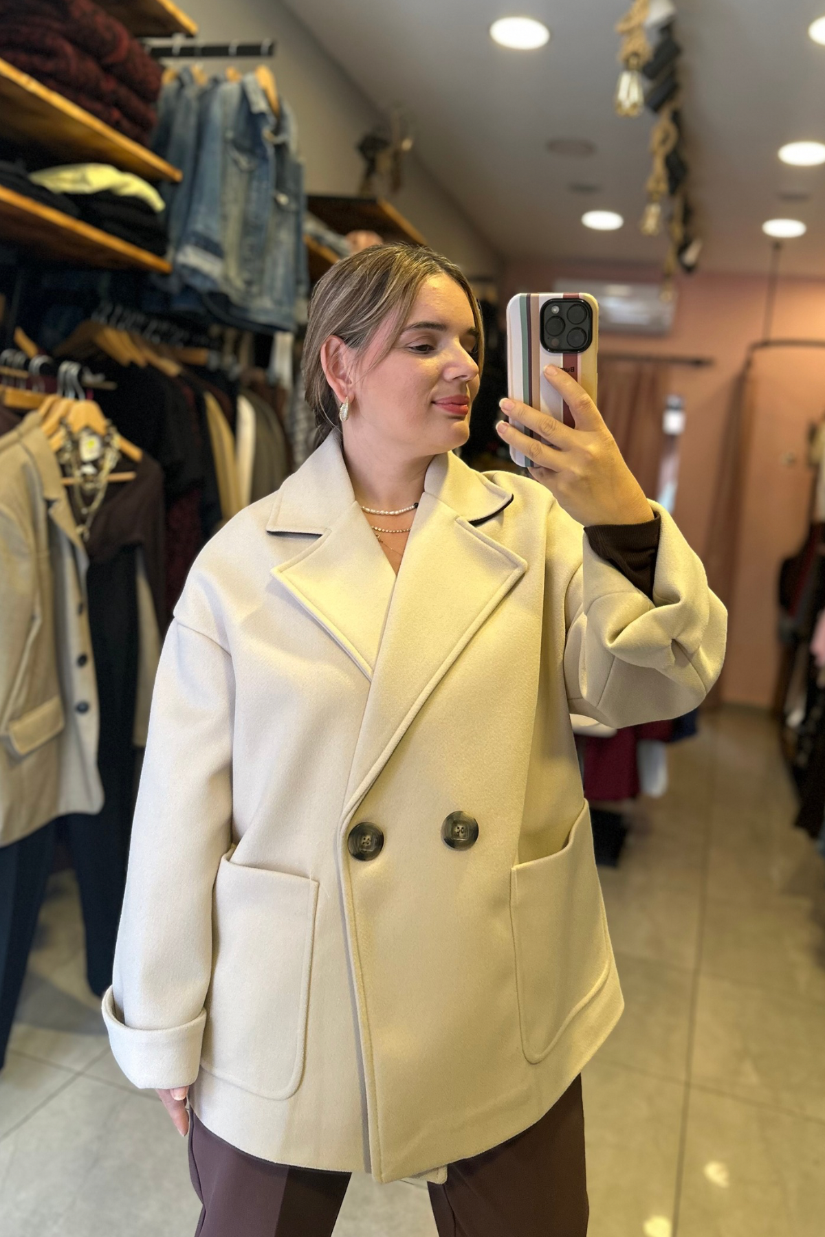 Premıum Kaşe  Kaban - Taş 