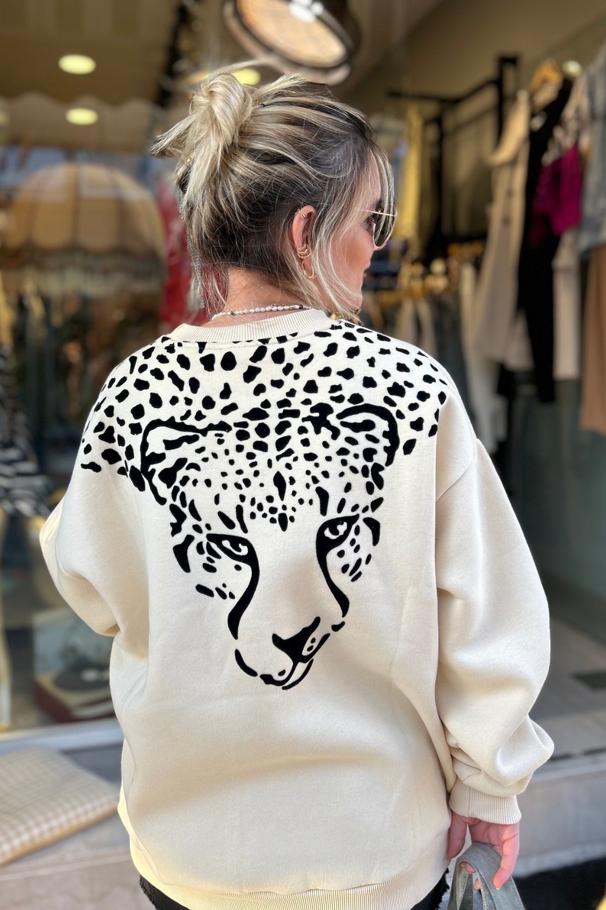 Sırt Baskı Detay Sweat