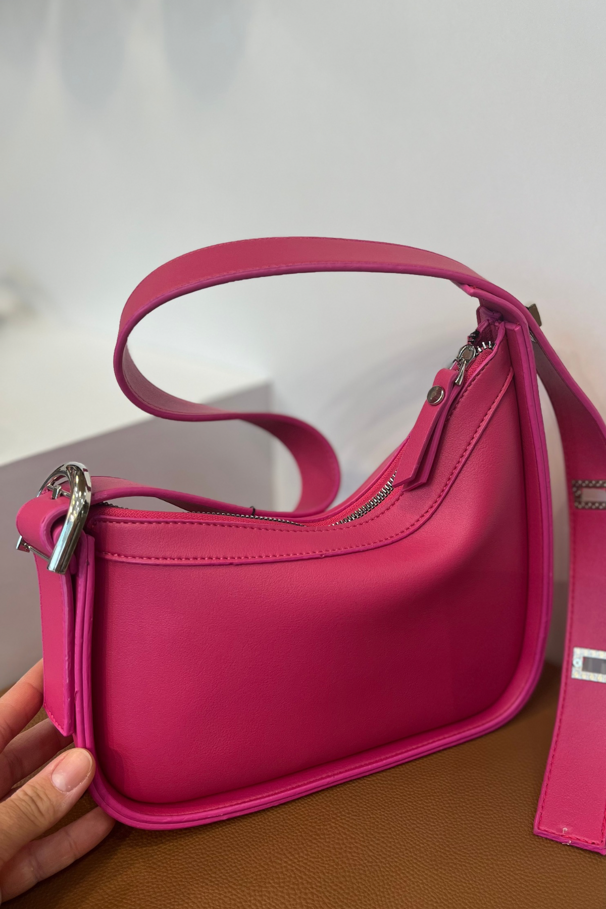 Tasarım Kol Çanta (pembe)