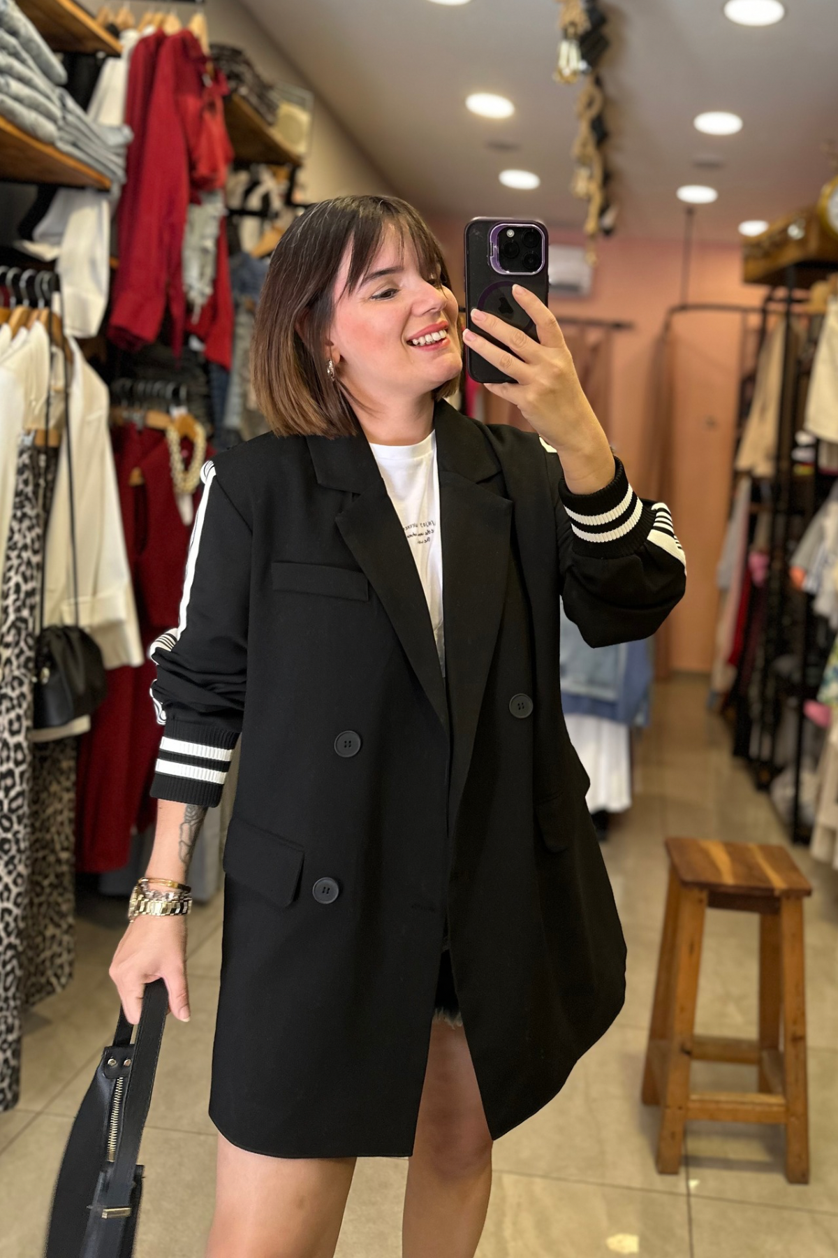 Twist Model Mix Blazer Ceket