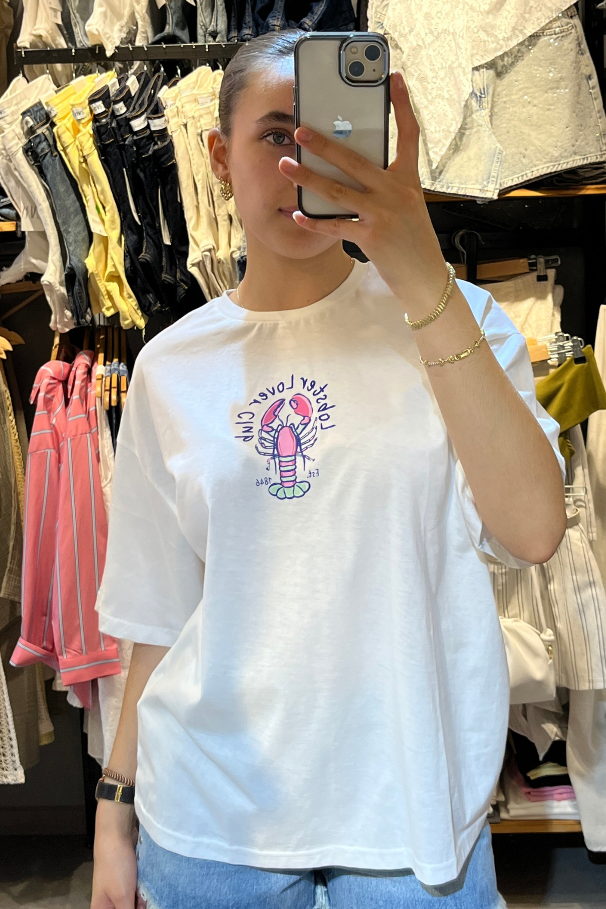 Yengeç Baskı Tişört