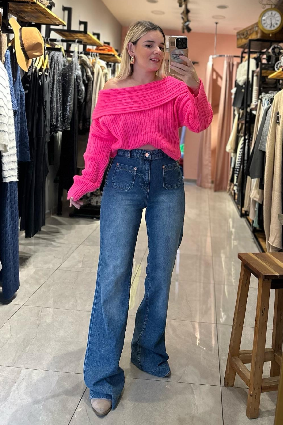 Zara ispanyol paça jean - eskitme