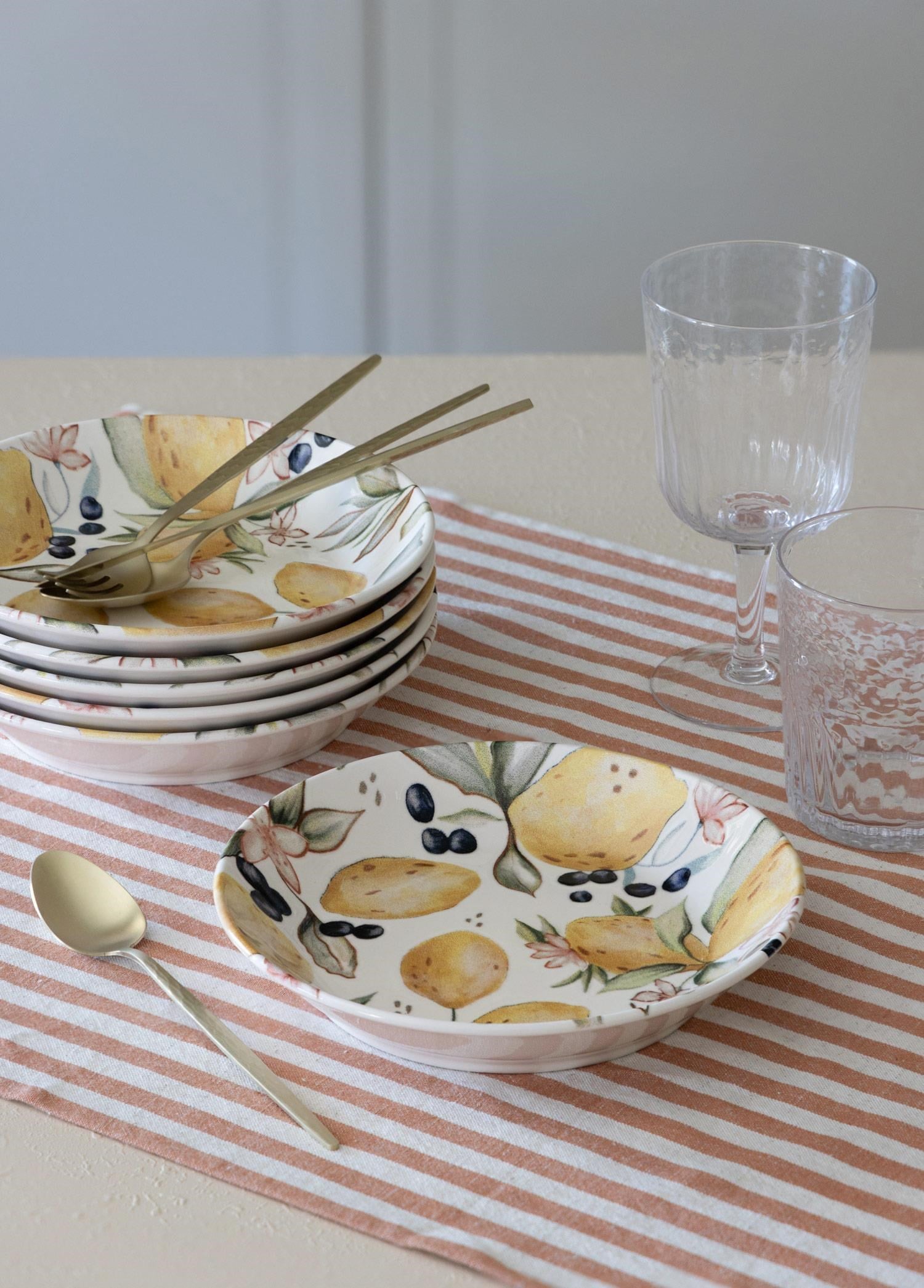 The Mia Limoncello Yemek Tabağı 6lı Set 20 cm