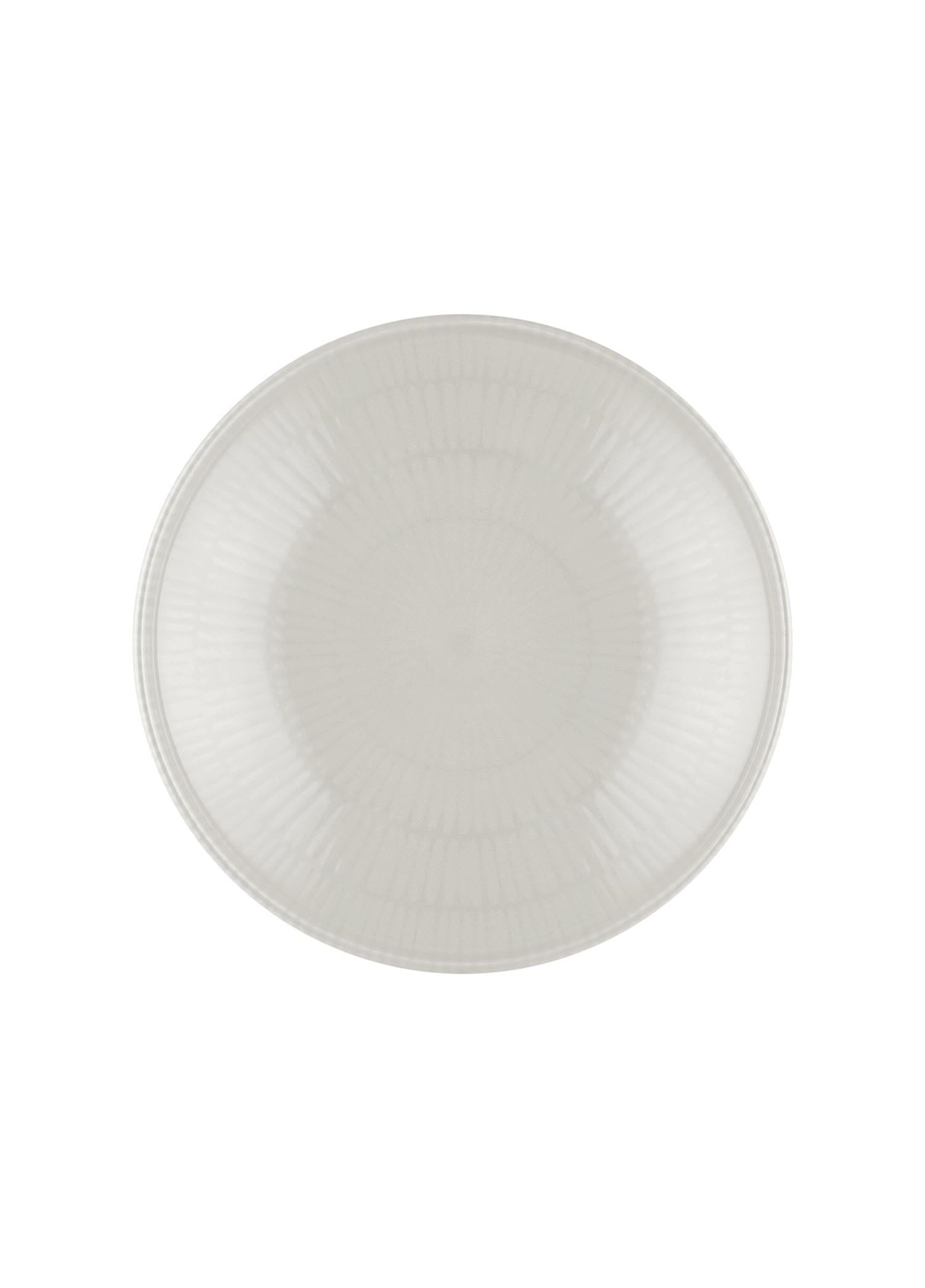 The Mia Noon Yemek Tabağı 6lı Krem 20 cm
