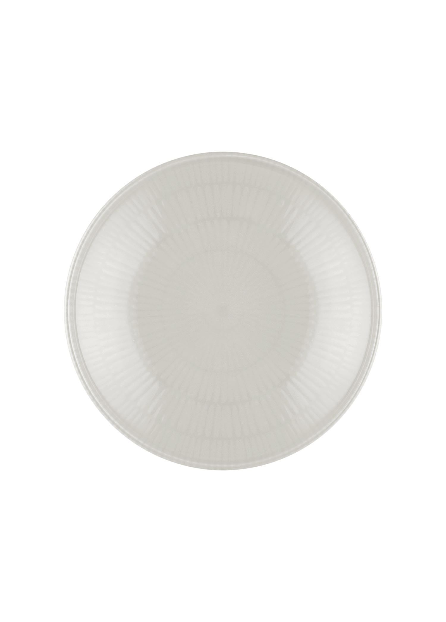 The Mia Noon Yemek Tabağı 6lı Krem 20 cm