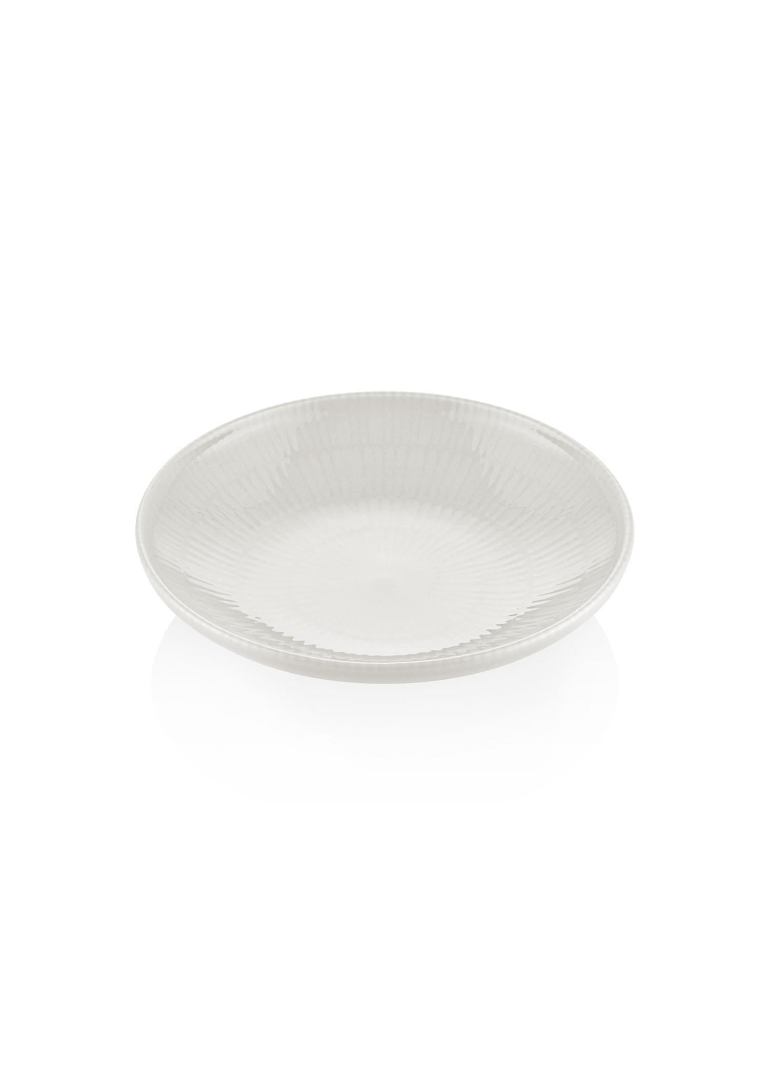 The Mia Noon Yemek Tabağı 6lı Krem 20 cm