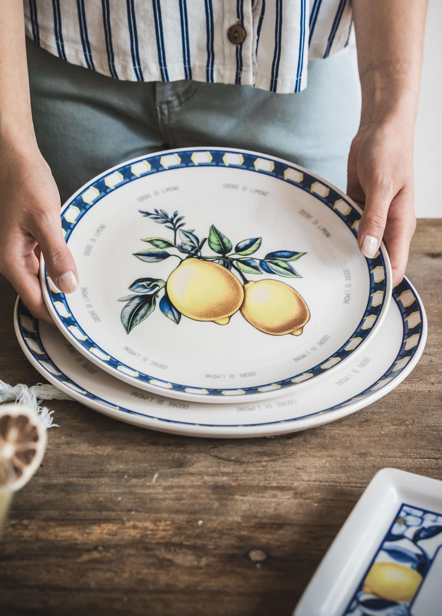 The Mia Odore Di Limone Yemek Takımı 6 Kişilik 24 Parça Set 2