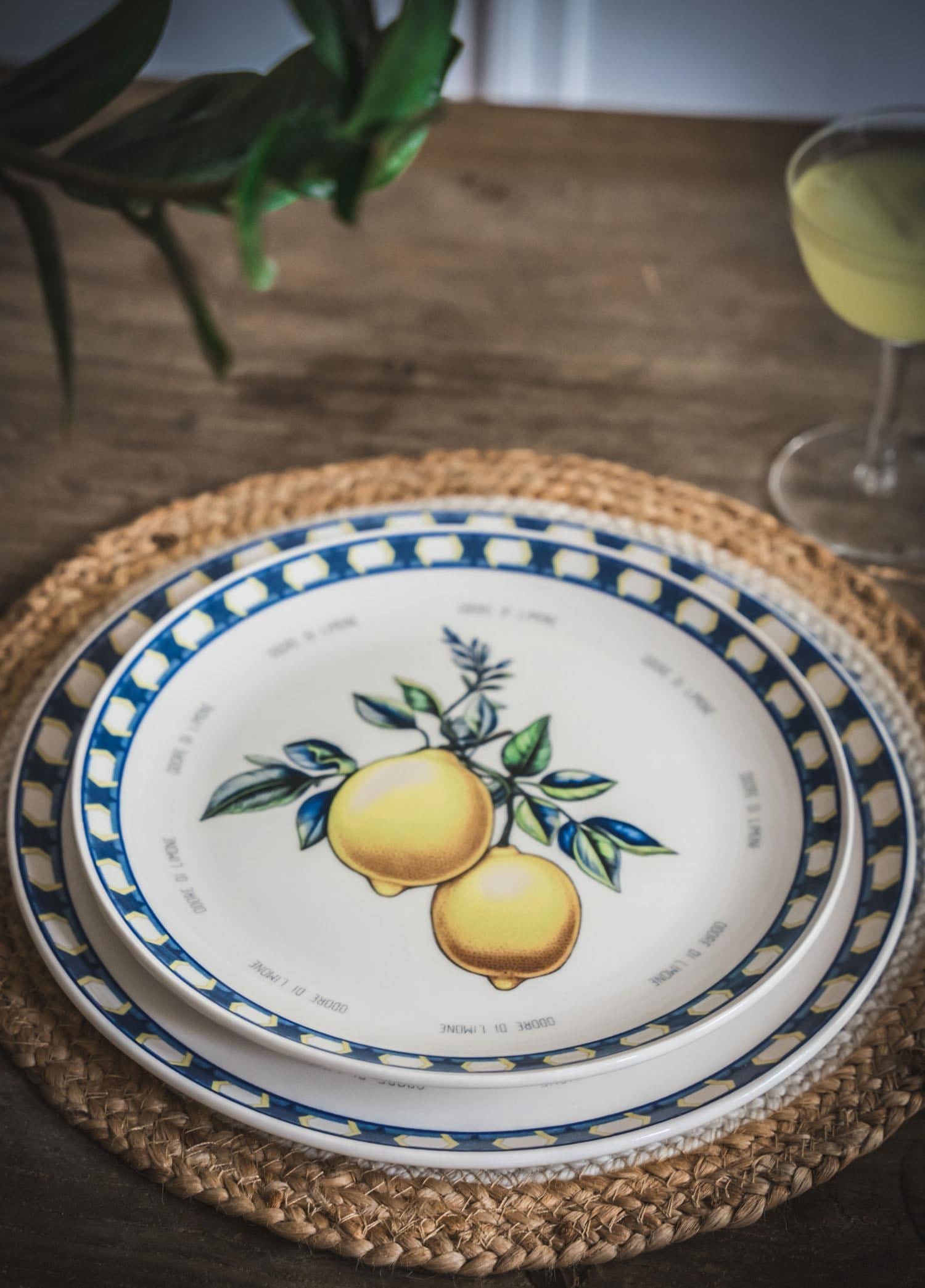 The Mia Odore Di Limone Yemek Takımı 6 Kişilik 24 Parça Set 2