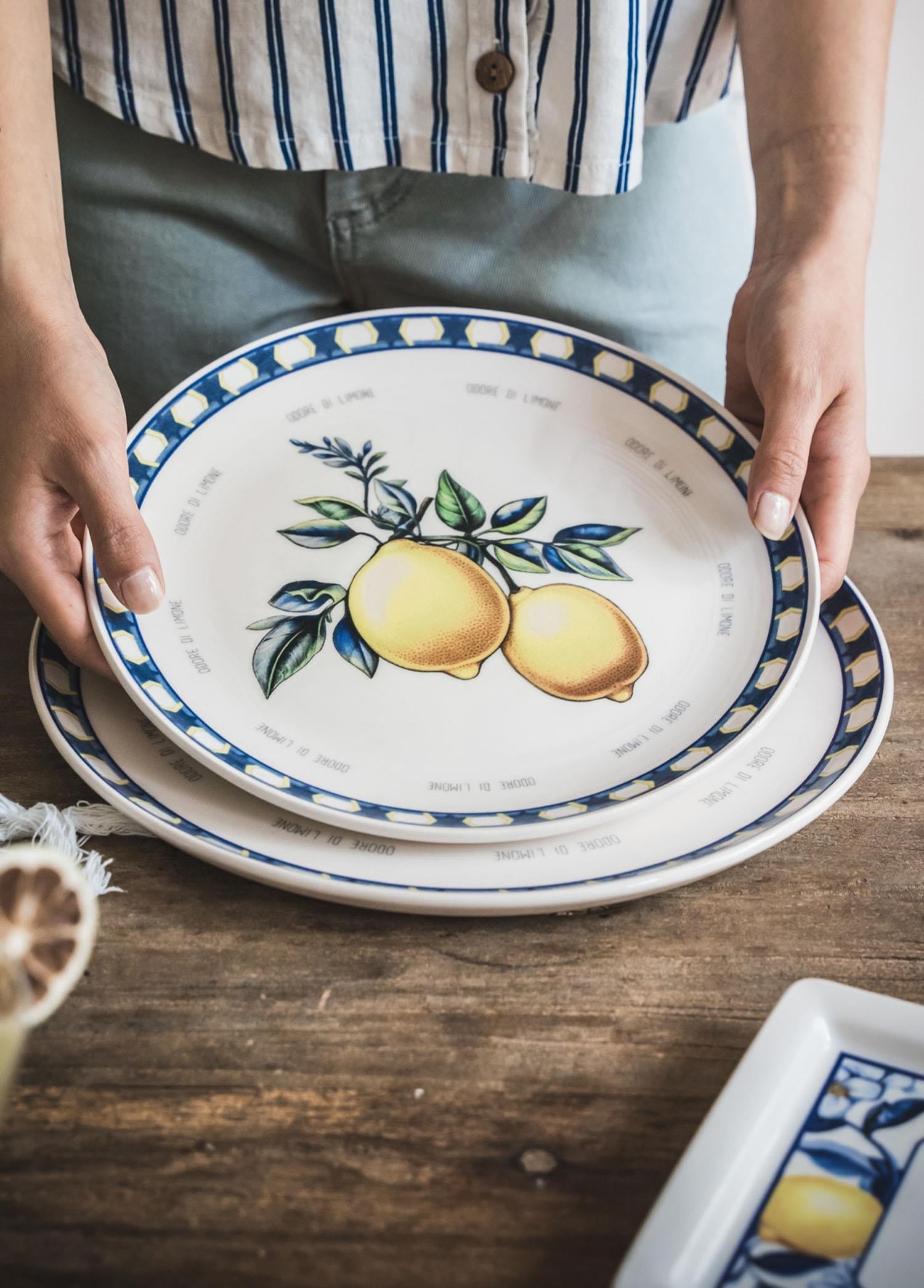 The Mia Odore Di Limone Yemek Takımı 6 Kişilik 24 Parça Set 2
