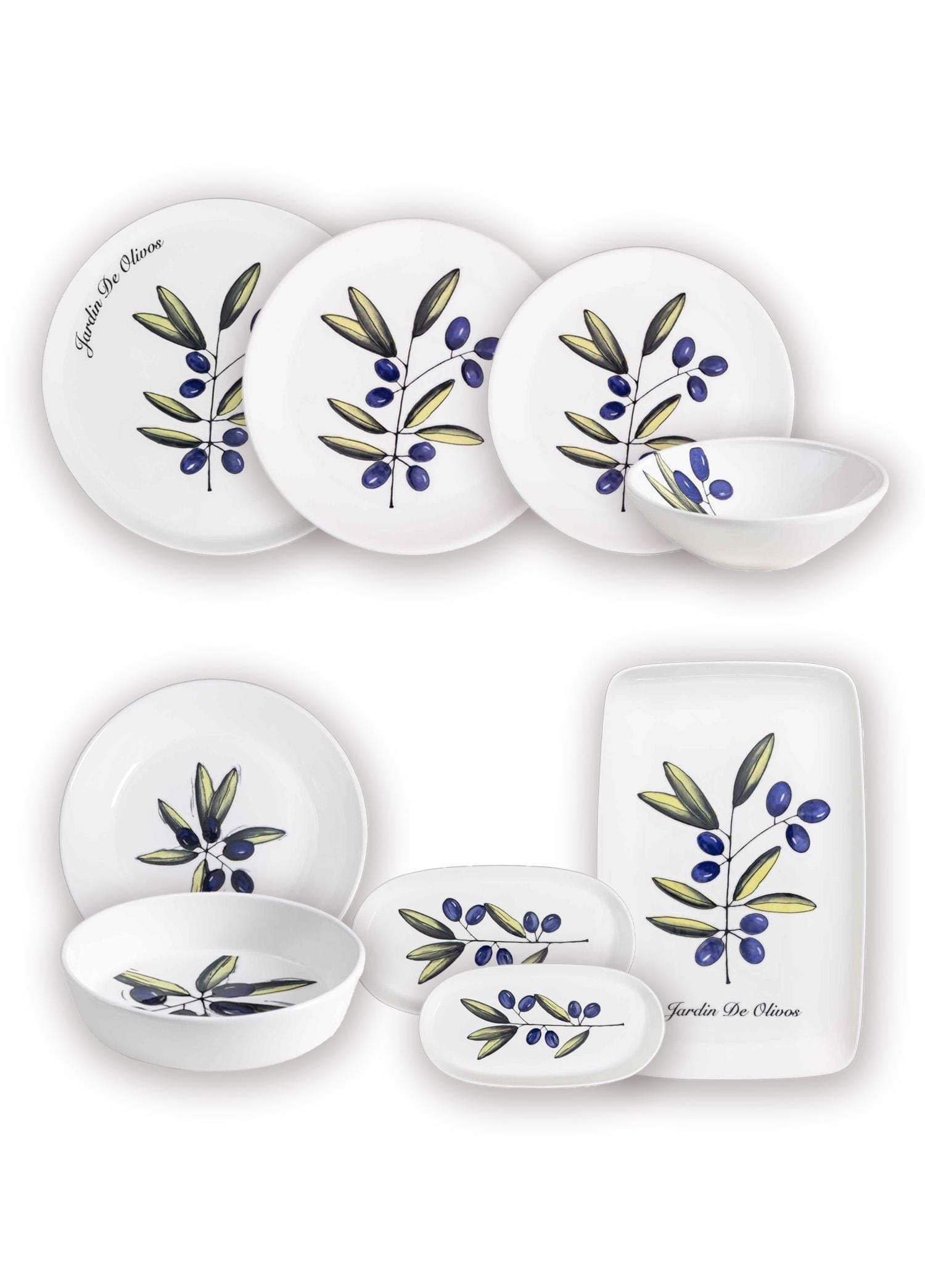 The Mia Olivos 6 Kişilik Yemek Takımı 31 Parça Set 1