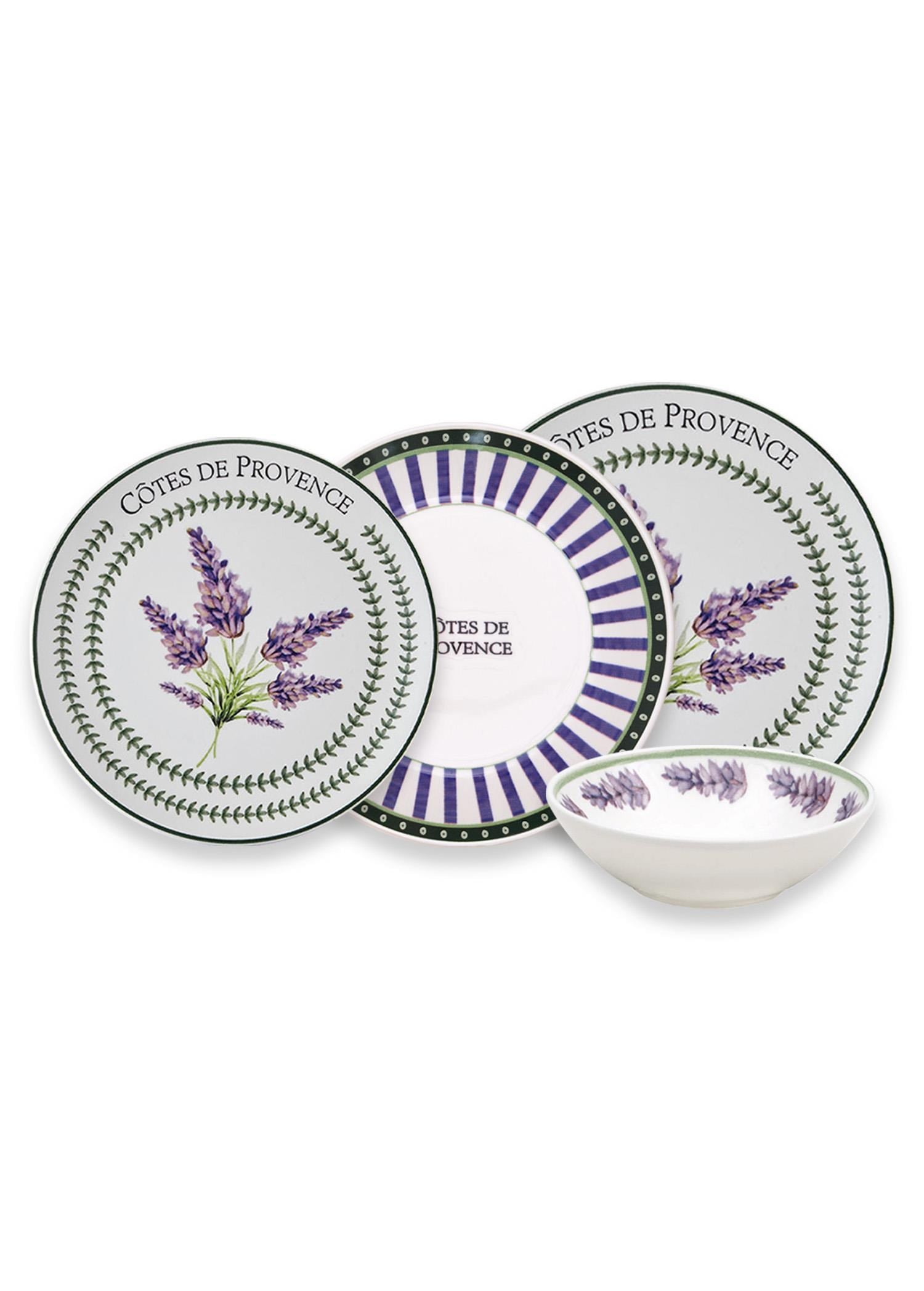 The Mia Provence 6 Kişilik Yemek Takımı 24 Parça Set 2