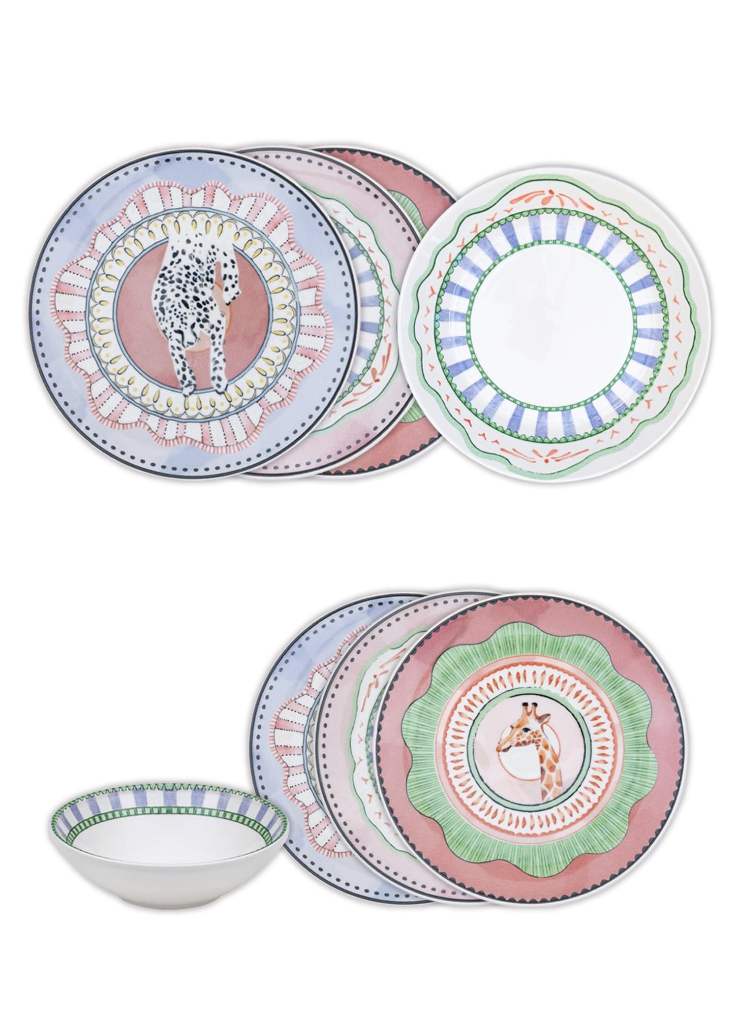 The Mia Spring 6 Kişilik Yemek Takımı 24 Parça Set 1