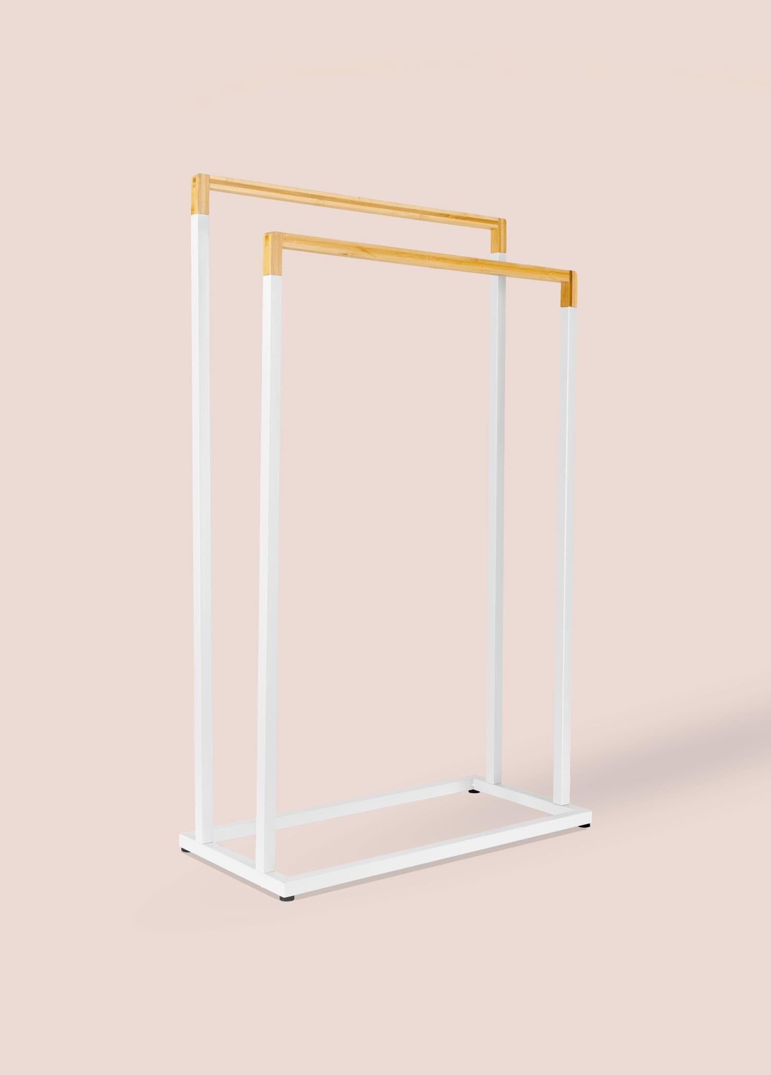 The Mia Metal Havlu Askılığı Beyaz GLV0763