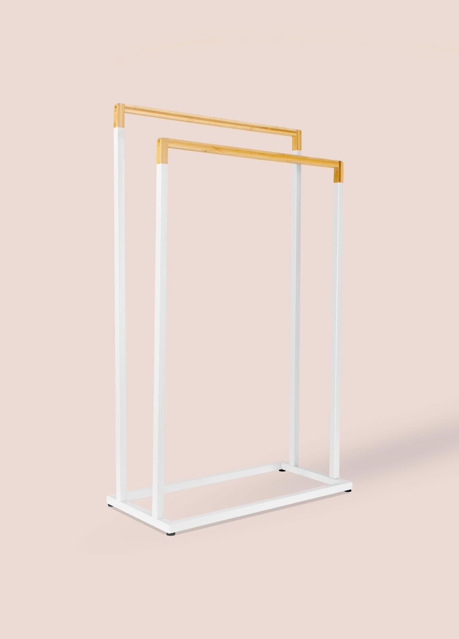 The Mia Metal Havlu Askılığı Beyaz GLV0763